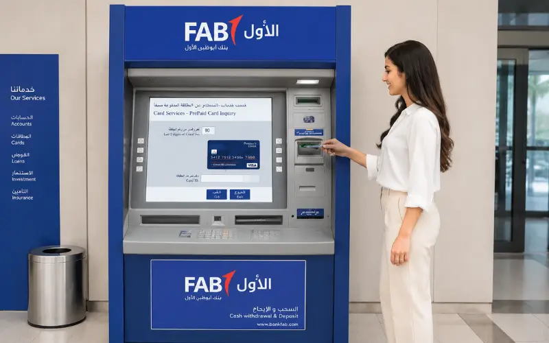 FAB Balance Check Through FAB ATM 