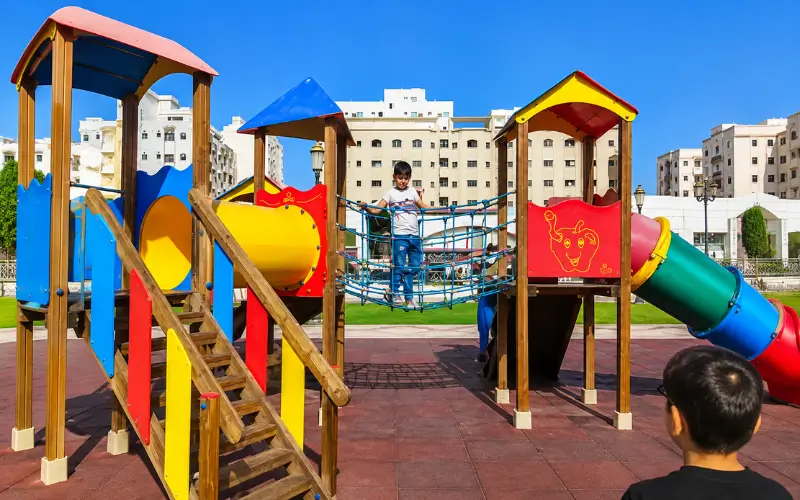 Rolla Square Park at Children's Play Area