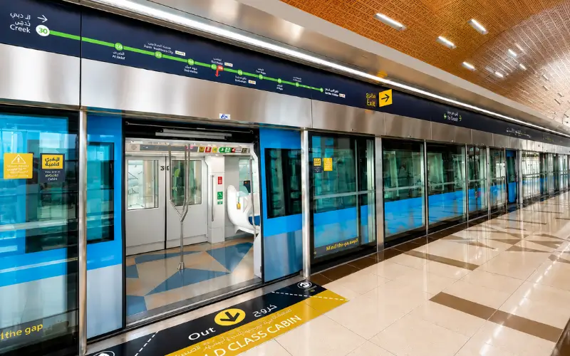 Creek Metro Station Exit and Entrance