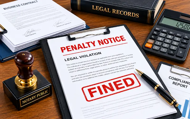 Private Notary Fine in Abu Dhabi