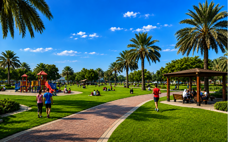 Al Mahatta Park Sharjah friendly environment