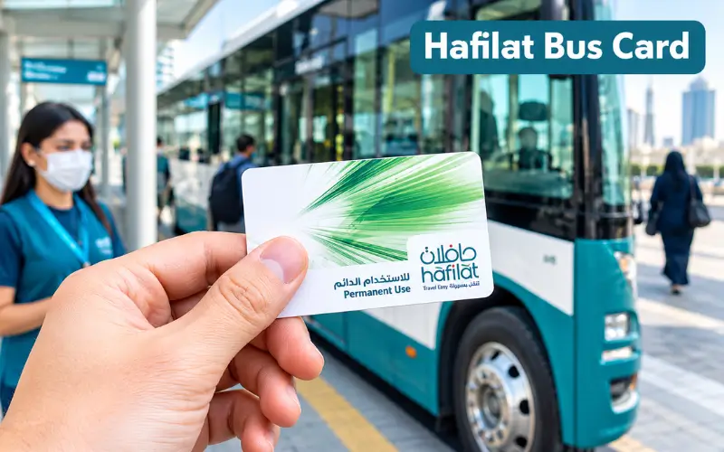 Hafilat Card at Shahama Bus Station