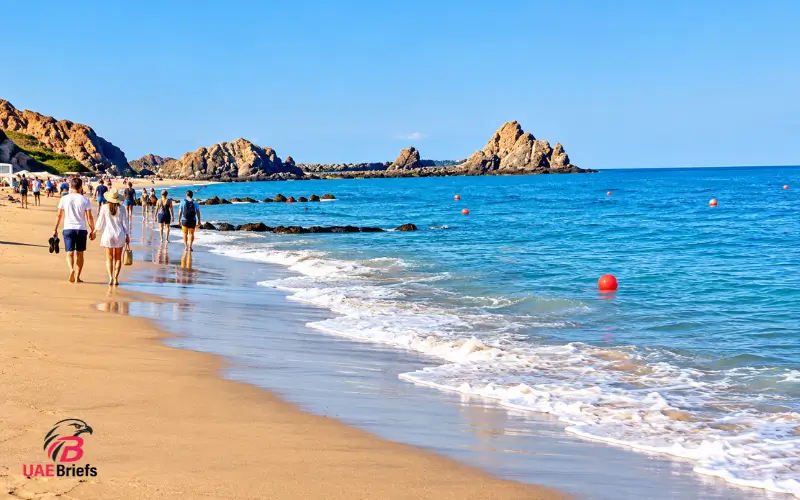Umbrella Beach Fujairah at Walk or Jog Along the Waterfront