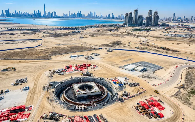 Dubai Creek Tower Foundation and Construction History