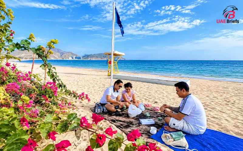 Umbrella Beach Fujairah Suitable for Families