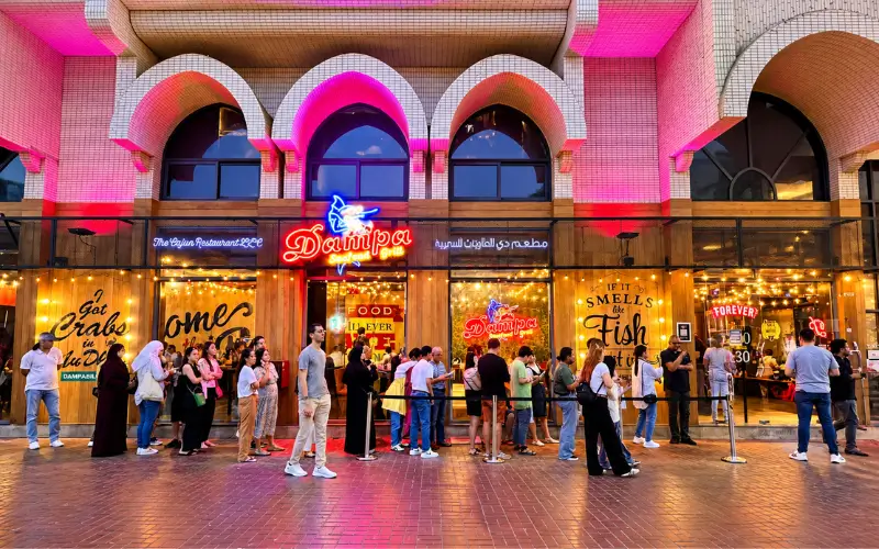 Dampa Seafood Grill Dubai Suitable for Families and Groups