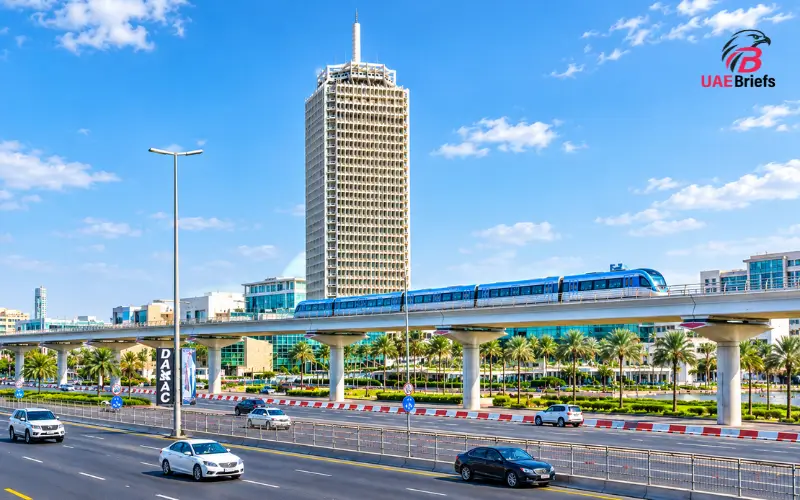 Emirates Tower Metro Station Near Dubai World Trade Centre